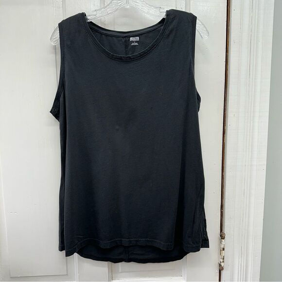 Duluth Trading Company black sleeveless shirt women's large - Picture 1 of 3